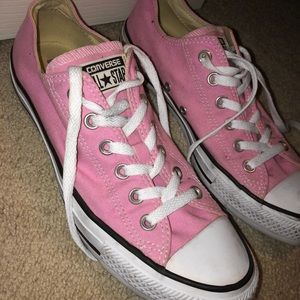 Pink Low Top Converse